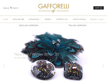 Tablet Screenshot of gafforelli.com